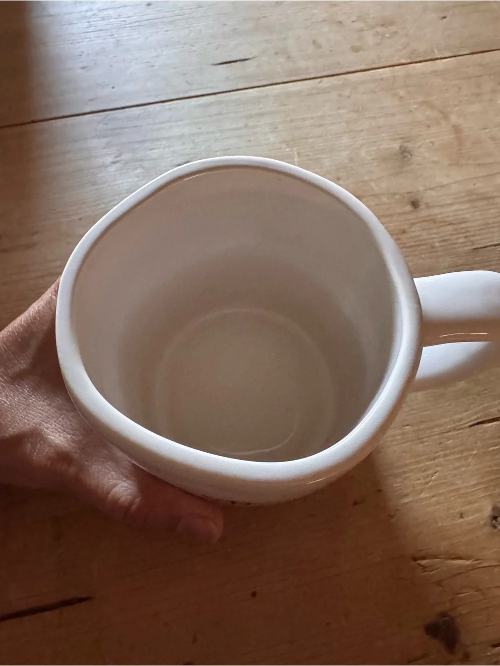 RAE DUNN BY MAGETA White 'MILK' Ceramic Mug